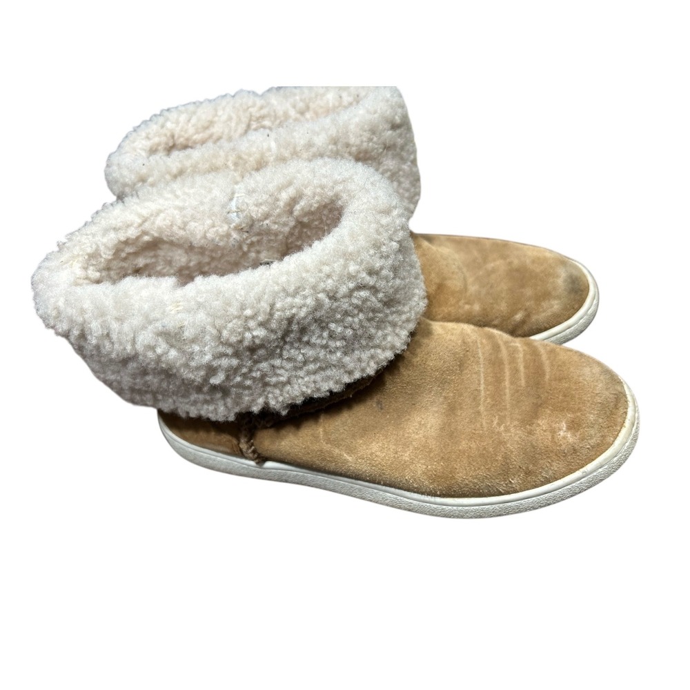 UGG Australia Women's Tan Suede Shearling‎ Lined Boots Size 5